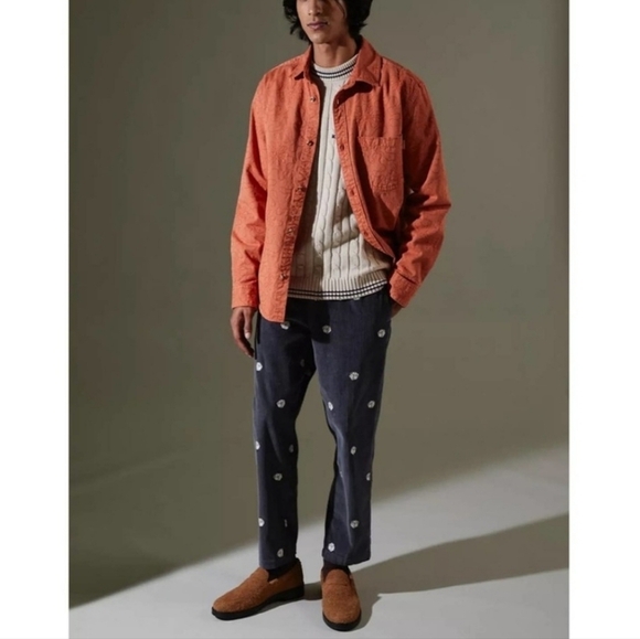 Urban Outfitters Other - Urban Outfitters Men’s Gray Corduroy Pull-On Pants Embedded Dice size Large
